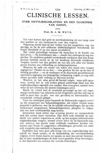 Eerste pagina van het artikel zoals het is gepubliceerd in het tijdschrift