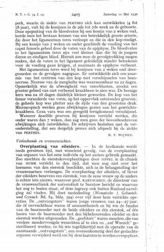 Eerste pagina van het artikel zoals het is gepubliceerd in het tijdschrift