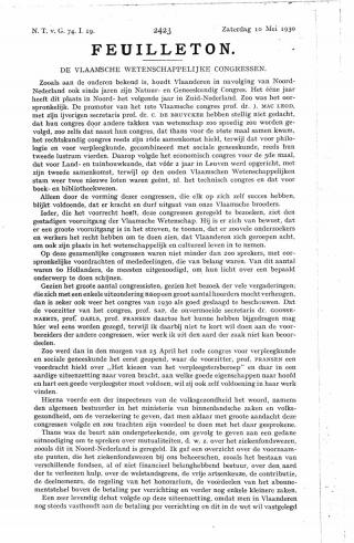 Eerste pagina van het artikel zoals het is gepubliceerd in het tijdschrift