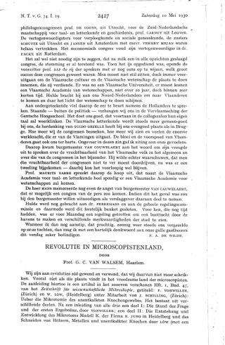 Eerste pagina van het artikel zoals het is gepubliceerd in het tijdschrift