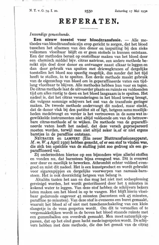Eerste pagina van het artikel zoals het is gepubliceerd in het tijdschrift