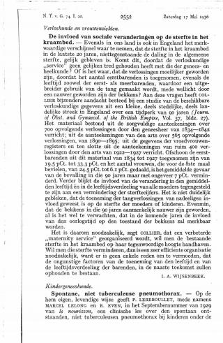 Eerste pagina van het artikel zoals het is gepubliceerd in het tijdschrift