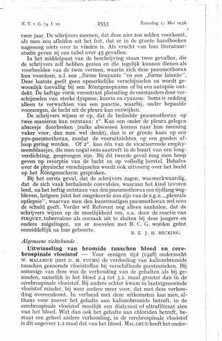 Eerste pagina van het artikel zoals het is gepubliceerd in het tijdschrift