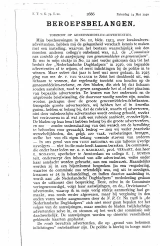 Eerste pagina van het artikel zoals het is gepubliceerd in het tijdschrift