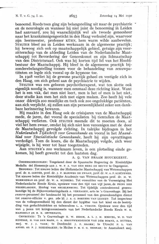 Eerste pagina van het artikel zoals het is gepubliceerd in het tijdschrift