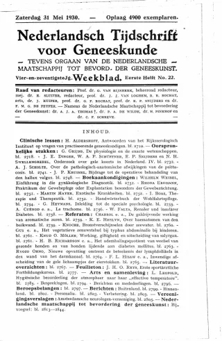 Eerste pagina van het artikel zoals het is gepubliceerd in het tijdschrift
