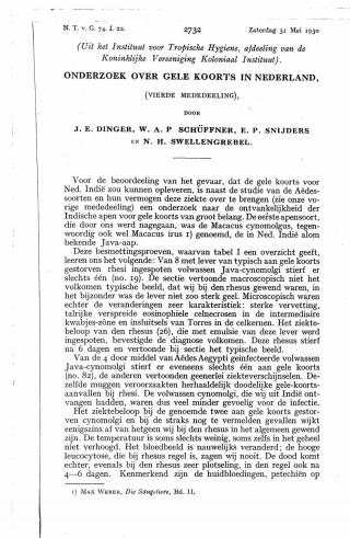 Eerste pagina van het artikel zoals het is gepubliceerd in het tijdschrift