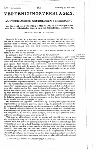 Eerste pagina van het artikel zoals het is gepubliceerd in het tijdschrift