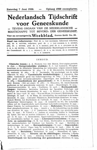 Eerste pagina van het artikel zoals het is gepubliceerd in het tijdschrift