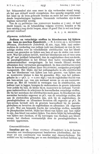 Eerste pagina van het artikel zoals het is gepubliceerd in het tijdschrift