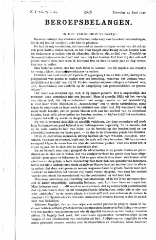 Eerste pagina van het artikel zoals het is gepubliceerd in het tijdschrift