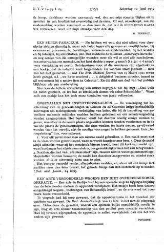 Eerste pagina van het artikel zoals het is gepubliceerd in het tijdschrift