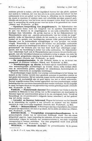 Eerste pagina van het artikel zoals het is gepubliceerd in het tijdschrift