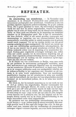 Eerste pagina van het artikel zoals het is gepubliceerd in het tijdschrift