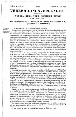 Eerste pagina van het artikel zoals het is gepubliceerd in het tijdschrift