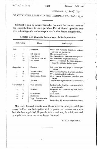 Eerste pagina van het artikel zoals het is gepubliceerd in het tijdschrift