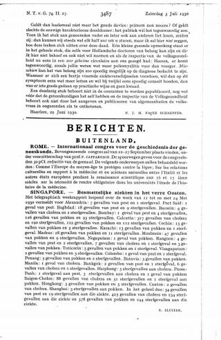 Eerste pagina van het artikel zoals het is gepubliceerd in het tijdschrift