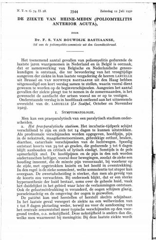 Eerste pagina van het artikel zoals het is gepubliceerd in het tijdschrift