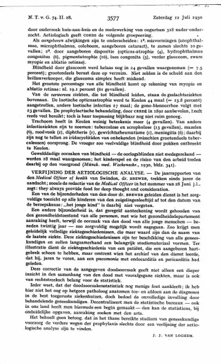 Eerste pagina van het artikel zoals het is gepubliceerd in het tijdschrift