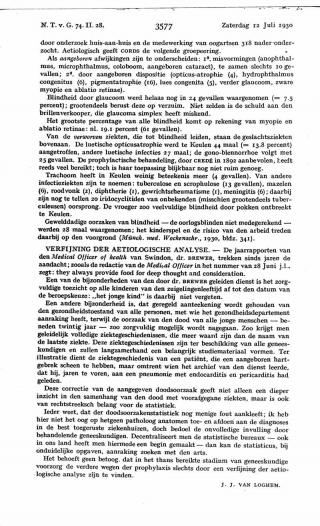 Eerste pagina van het artikel zoals het is gepubliceerd in het tijdschrift