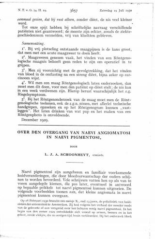 Eerste pagina van het artikel zoals het is gepubliceerd in het tijdschrift