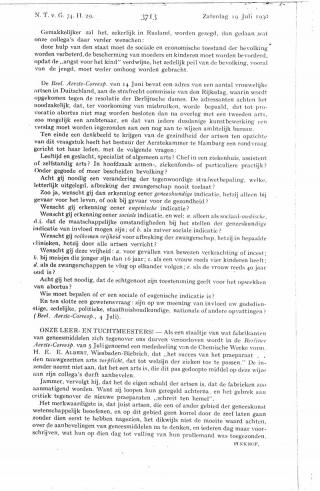 Eerste pagina van het artikel zoals het is gepubliceerd in het tijdschrift