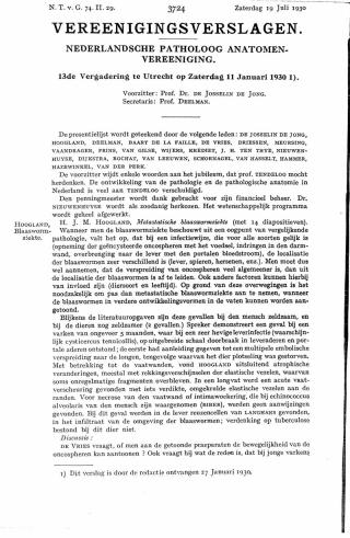 Eerste pagina van het artikel zoals het is gepubliceerd in het tijdschrift