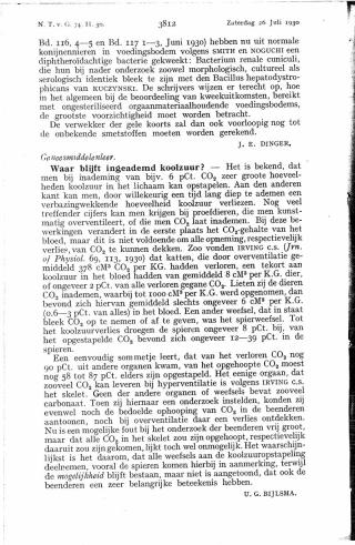 Eerste pagina van het artikel zoals het is gepubliceerd in het tijdschrift