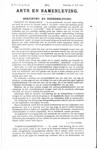 Eerste pagina van het artikel zoals het is gepubliceerd in het tijdschrift