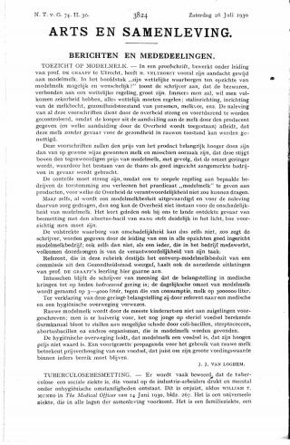 Eerste pagina van het artikel zoals het is gepubliceerd in het tijdschrift