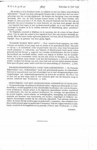 Eerste pagina van het artikel zoals het is gepubliceerd in het tijdschrift