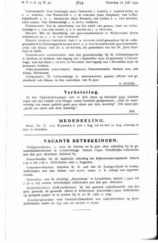 Eerste pagina van het artikel zoals het is gepubliceerd in het tijdschrift