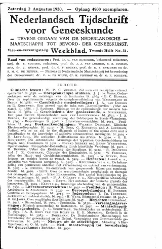 Eerste pagina van het artikel zoals het is gepubliceerd in het tijdschrift