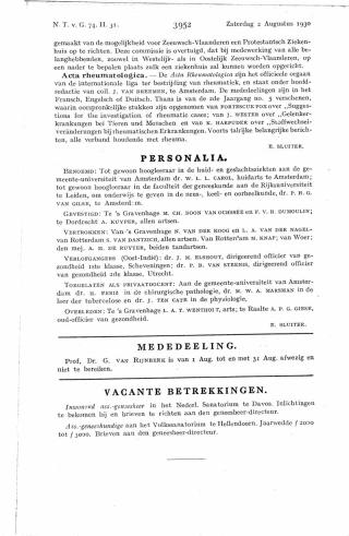 Eerste pagina van het artikel zoals het is gepubliceerd in het tijdschrift