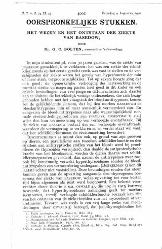 Eerste pagina van het artikel zoals het is gepubliceerd in het tijdschrift