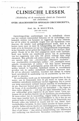 Eerste pagina van het artikel zoals het is gepubliceerd in het tijdschrift