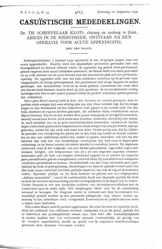Eerste pagina van het artikel zoals het is gepubliceerd in het tijdschrift