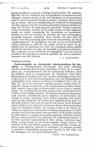 Eerste pagina van het artikel zoals het is gepubliceerd in het tijdschrift