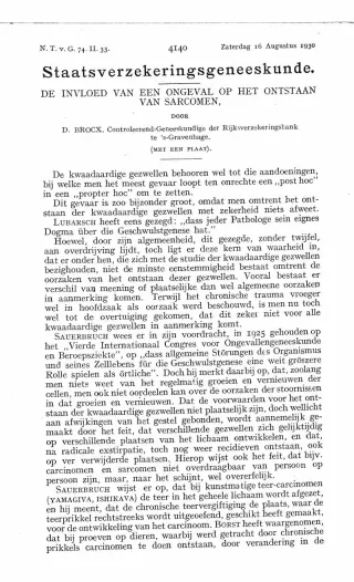 Eerste pagina van het artikel zoals het is gepubliceerd in het tijdschrift