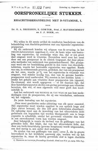 Eerste pagina van het artikel zoals het is gepubliceerd in het tijdschrift