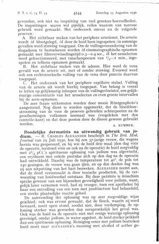 Eerste pagina van het artikel zoals het is gepubliceerd in het tijdschrift