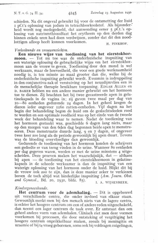 Eerste pagina van het artikel zoals het is gepubliceerd in het tijdschrift