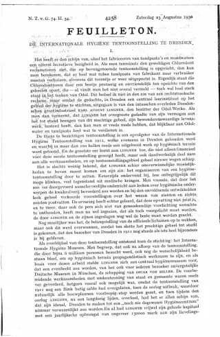 Eerste pagina van het artikel zoals het is gepubliceerd in het tijdschrift