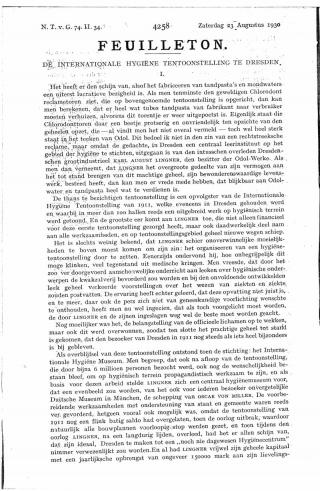 Eerste pagina van het artikel zoals het is gepubliceerd in het tijdschrift