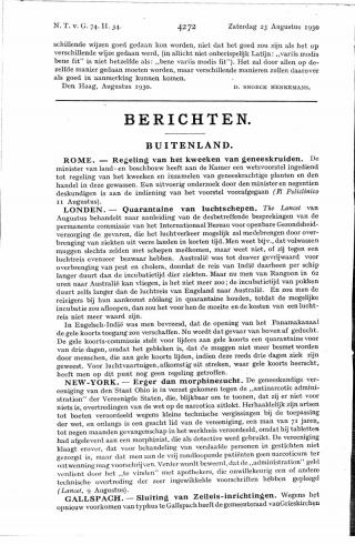 Eerste pagina van het artikel zoals het is gepubliceerd in het tijdschrift