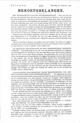 Eerste pagina van het artikel zoals het is gepubliceerd in het tijdschrift