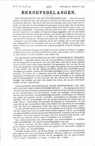 Eerste pagina van het artikel zoals het is gepubliceerd in het tijdschrift