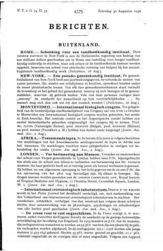 Eerste pagina van het artikel zoals het is gepubliceerd in het tijdschrift