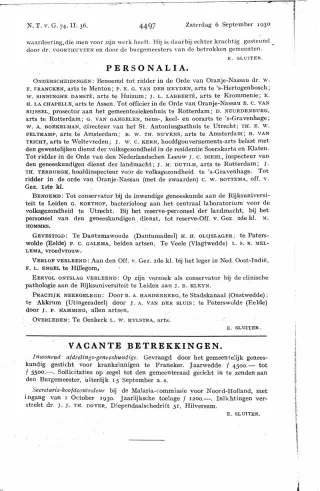 Eerste pagina van het artikel zoals het is gepubliceerd in het tijdschrift