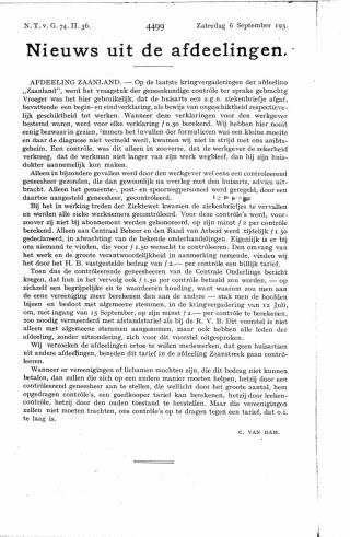 Eerste pagina van het artikel zoals het is gepubliceerd in het tijdschrift